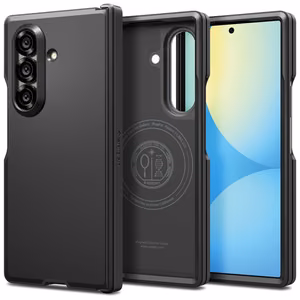Spigen Tough Armor Pro Mag Magnētiskais viedtālruņa apvalks Samsung Galaxy Z Fold 7 - melns