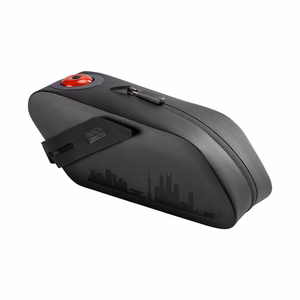 Rockbros AS-078-1 velosipēda sēdekļa soma ar viedo aizmugurējo lukturi 0.8L - melna