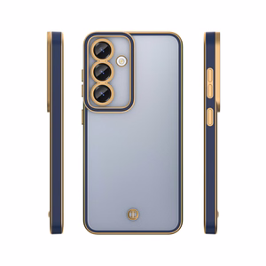Silky Gold viedtālruņa apvalks Oppo Reno 13F 5G (Global) / 13FS 5G zils