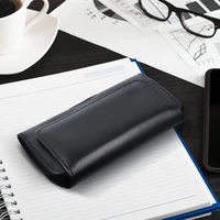 ROYAL universāls horizontāls ādas jostas apvalks izmērs M IPHONE 12 MINI / 13 MINI / SAMSUNG A40 / S8 / XIAOMI 12 / Redmi 5A melns