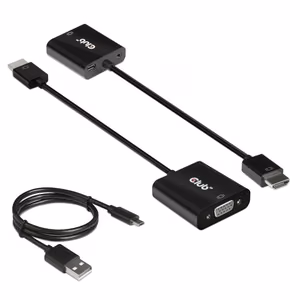 Club3D HDMI to VGA Audio Adapter M/F CAC-1302