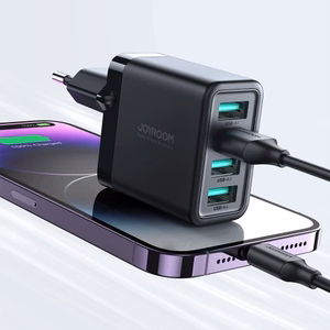Lādētājs Joyroom JR-TCN03 melns 24W (4xUSB)