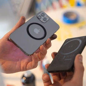 Tech-Protect MagMat Magnētiskais magnētiskais gredzens universāls - melns / sudraba (2 gab.)