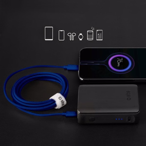 SBS TECABLETISSUETCCB USB-C - USB-C 1,5 m 60W pīts kabelis - zils
