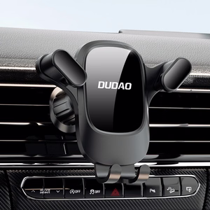Dudao F5Pro automašīnas tālruņa turētājs, stiprināms pie ventilācijas restes – melns
