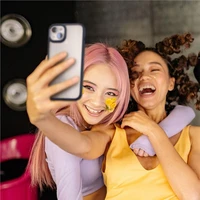 Spigen Crystal Hybrid viedtālruņa apvalks iPhone 15 Plus - caurspīdīgi bēšs