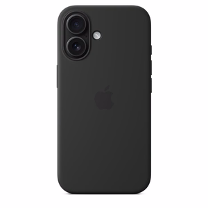 Apple Silicone Case - silikona maciņš ar MagSafe priekš iPhone 16 (melns)