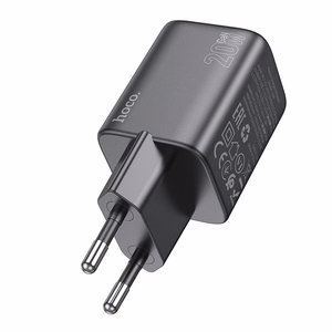Phone charger Hoco USB C QC PD 20W N40 black