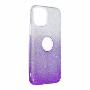 Spīdīgs viedtālruņa apvalks IPHONE 11 Pro caurspīdīgs violets