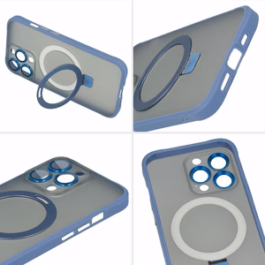 Tel Protect MagSafe ar statīvu viedtālruņa apvalks iPhone 12 Pro Max (m) - zils (m)