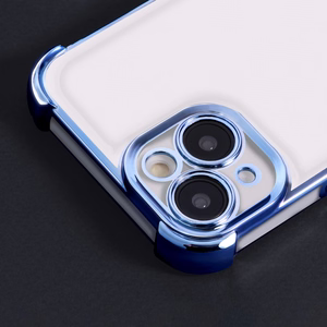 Anti Shock Chrome case for Samsung Galaxy A35 5G blue