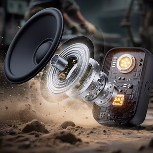 Joyroom Maya JR-MS03 portatīvs Bluetooth skaļrunis ar iebūvētu lukturīti, izturīgs - dzeltens
