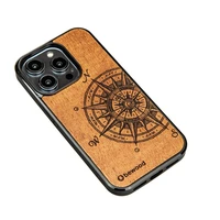 Bewood Traveler Merbau koka viedtālruņa apvalks iPhone 15 Pro