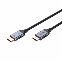 Unitek C1628GY01-3M DisplayPort kabelis melns, pelēks
