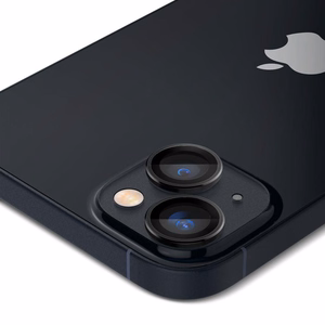 Spigen Glas.tR EZ Fit Optik Kameras aizsargstikls iPhone 14 / Plus / 15 / Plus - melns 2 gab