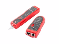 Lanberg NT-0501 network cable tester melns, sarkans