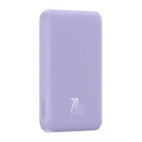 Magnētiskais portatīvais lādētājs Baseus Mini 5000mAh 20W (violets)