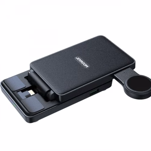 Bezvadu lādētājs Joyroom JR-WQS02 4in1, melns (iPhone / Apple Watch / Airpods)