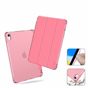 Tech-Protect SC Pen Hybrid apvalks iPad 10 / 2022 - rozā - caurspīdīgs