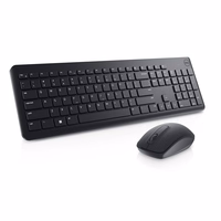 Dell KM3322W tastatūra ar peli RF bezvadu US International melna