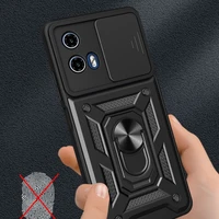 Tech-Protect CamShield Pro viedtālruņa apvalks Motorola Moto G24 / G24 Power / G04 - melns