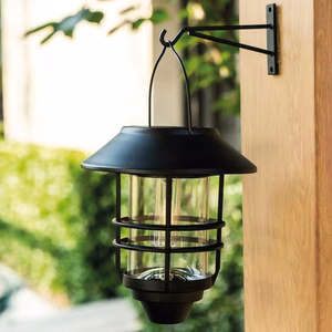 Forever Light Solar LED lampa lantern SUNARI FLS-40 melns