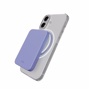 Чехол Puro Lite Mag TPU+PC совместимый с MagSafe для iPhone 17 - прозрачный с розовым кольцом