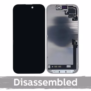 iPhone 17 melns / 100% oriģināls oficiālais / (+ tuvuma sensora lokanais kabelis)