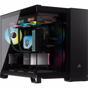 Corsair 2500X RGB Micro Tower melns