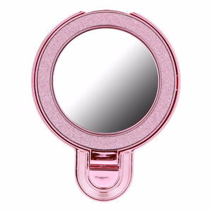 Viedtālruņa statīvs Circle MIRROR - uzlīmējams - rozā