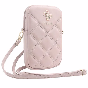 Guess soma GUWBZPSQSSGProzā/pink Zip Quilted 4G