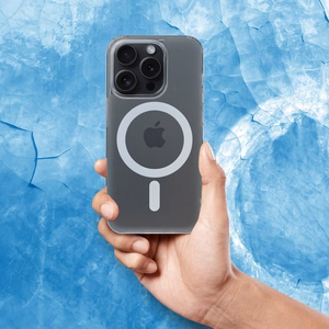 FROST MAG COVER viedtālruņa apvalks, saderīgs ar MagSafe, paredzēts IPHONE 15 Plus, matēti caurspīdīgā krāsā