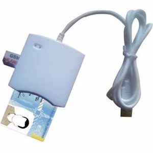 USB PC SC Viedkaršu Lasītājs N68 Balts