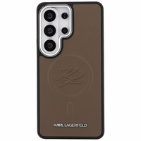 Karl Lagerfeld maciņš Embossed Ring Initials MagSafe Samsung Galaxy S26 Ultra brūns