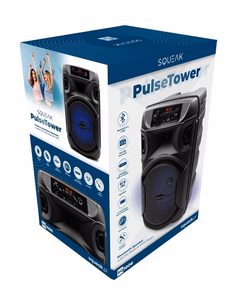 SQUEAK PulseTower SQ1006 karaoke skaļrunis, Bluetooth 5.3 + EDR