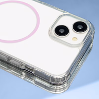 Anti Shock Thin Mag case for Samsung Galaxy S26 Ultra pink