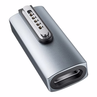 Adapteris Essager "Zeus" melns (In: Type-C / Out: Magsafe3)