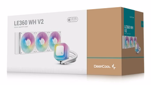 DeepCool LE360 WH V2 procesora šķidruma dzesēšanas sistēma All-in-one 12 cm balta 1 gab.