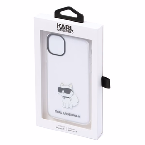 Karl Lagerfeld Ikonik Choupette чехол для iPhone 11 / Xr - прозрачный