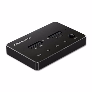 Qoltec 50310 Disku Dokstacija 2x SSD M.2 SATA NGFF USB Type-C