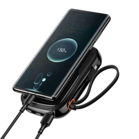 Baseus portatīvais lādētājs 20000mAh Qpow Pro - USB + Type C - PD 22,5W ar Type C kabeli (PPQD060301) melna