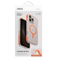 Uniq Combat Active Magclick viedtālruņa lādēšanas apvalks iPhone 16 Pro Max - oranžs