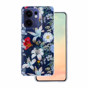 Glow Glam viedtālruņa apvalks Oppo Reno 13F 5G (Global) / 13FS 5G zils