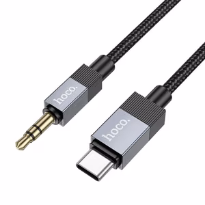 Audio adapter Hoco (UPA32B) from USB-C to 3,5mm(p) black (1M)