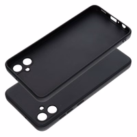 Matētais viedtālruņa apvalks SAMSUNG A05 - melns