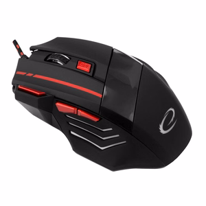 Esperanza EGM201R pele USB Type-A optiskā 2400 DPI labrocīga