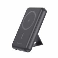 Bezvadu magnētiskais portatīvais lādētājs Choetech B662 MagSafe 5000mAh (melns)