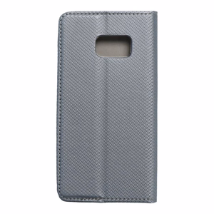 Viedtālruņa apvalks (m) grāmatas stila SAMSUNG S7 (G930) pelēkais