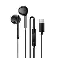 Borofone austiņas BM100 Fuente ar mikrofonu Type C (DAC) melnas