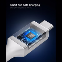 Spigen Essential EB10015CC USB-C / USB-C 100W 150 cm kabelis - Balts